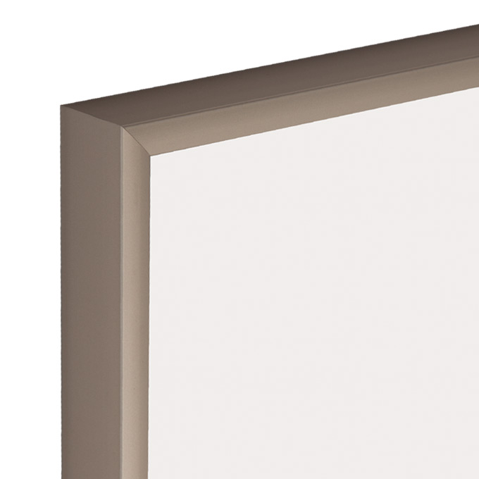 Alu-Bilderrahmen Standard - altsilber matt - 60 x 80 cm - Plexiglas® UV 100 matt