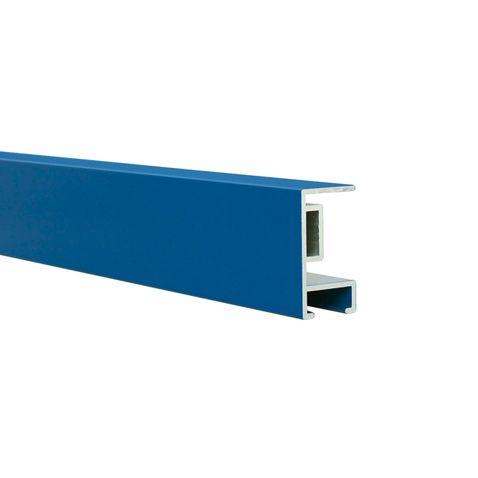 Meterware Profil 16 - blau matt (RAL 5010) - 200 cm