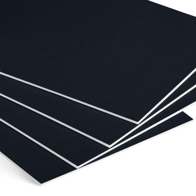 White Core Passepartoutkarton ohne Ausschnitt - indigoblau - 40 x 60 cm