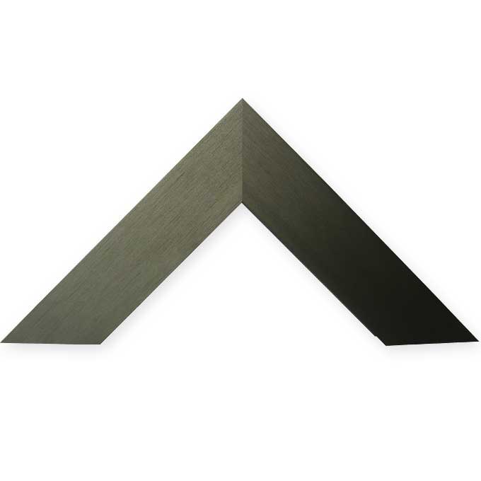 Zuschnitt Profil 34 - schwarz fein gebürstet - 30 x 40 cm Bildmaß