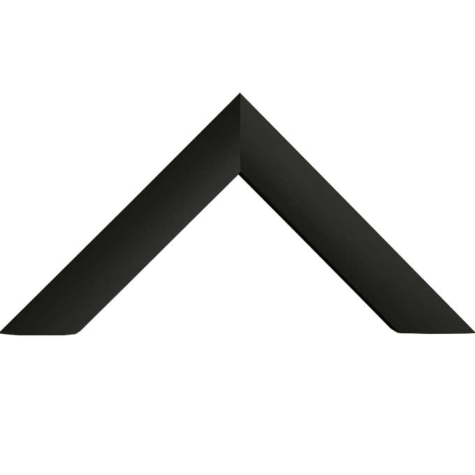 Zuschnitt Profil 24 - schwarz matt (RAL 9017) - 21 x 29,7 cm (DIN A4) Bildmaß