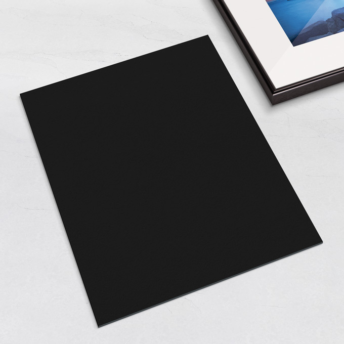 Artkeeper® Passepartout ohne Ausschnitt - schwarz - 30 x 40 cm