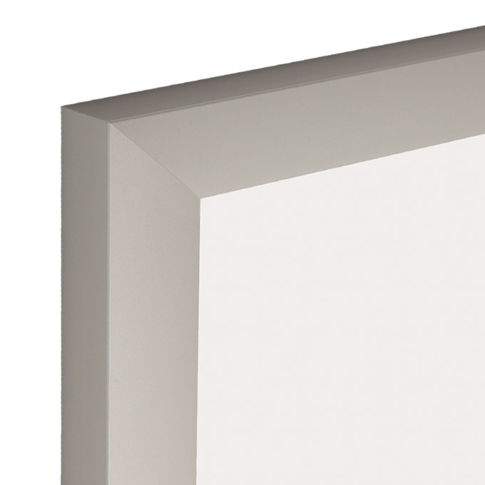 Alu-Bilderrahmen New York - silber matt - 21 x 29,7 cm (DIN A4) - Polystyrol klar