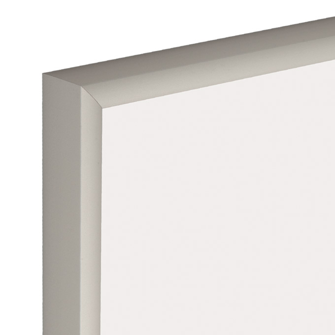 Alu-Bilderrahmen Vienna - silber matt - 21 x 29,7 cm (DIN A4) - Polystyrol klar