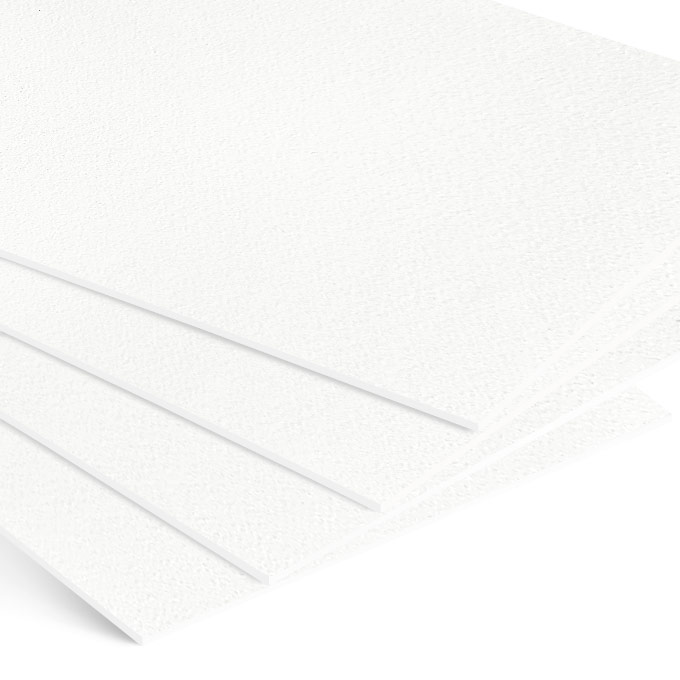 White Core Passepartoutkarton - texturweiß - Lagermaß ca. 80 x 120 cm