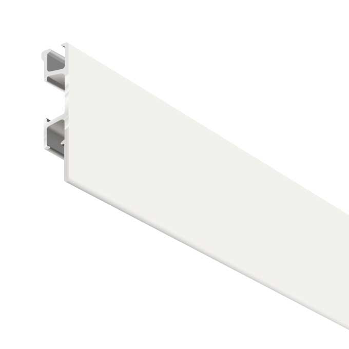 Galerieschiene Turn-A-Round - weiß glanz (RAL 9016) - 205 cm